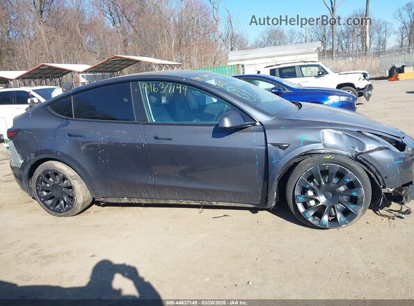 5YJYGAEE1MF287655 2021 TESLA MODEL Y Gray ხელსაწყოთა პანელის ხედი