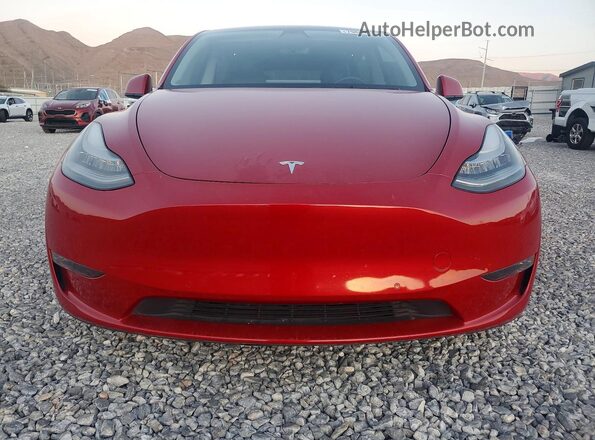 5YJYGAEE5MF205278 2021 TESLA MODEL Красный Вид спереди
