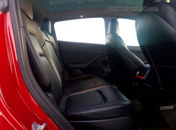 5YJYGAEE5MF205278 2021 TESLA MODEL Красный Вид задних сидений
