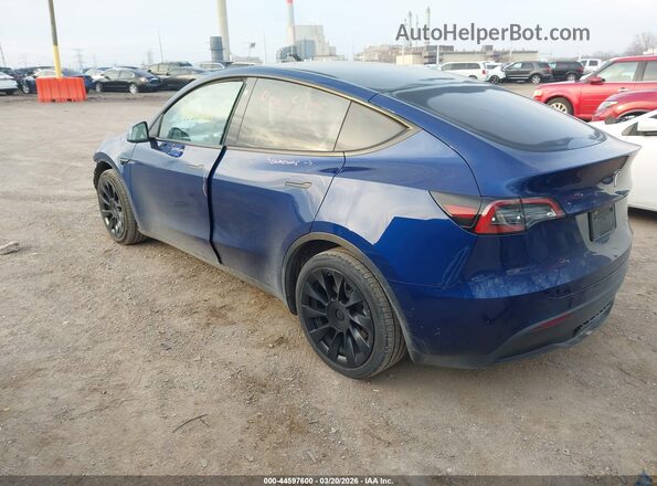 5YJYGAEE6MF212269 2021 TESLA MODEL Y Blue Հետևի ձախ