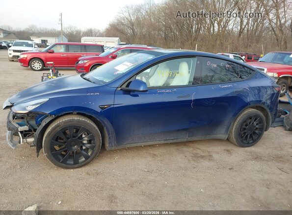 5YJYGAEE6MF212269 2021 TESLA MODEL Y Blue 