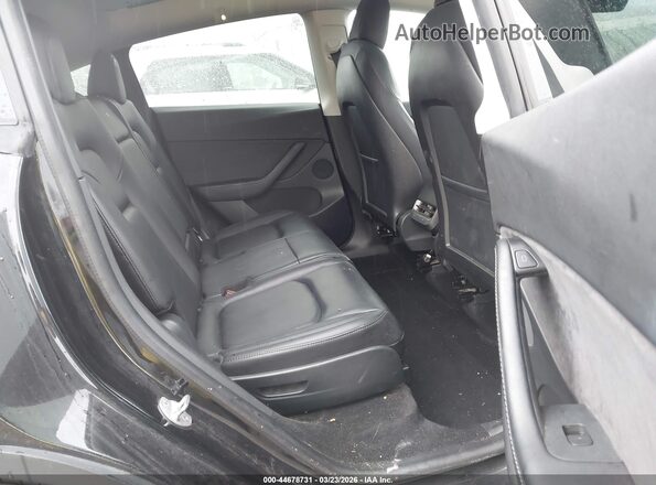 5YJYGAEE7MF199287 2021 TESLA MODEL Y Black Widok naklejki z numerem VIN