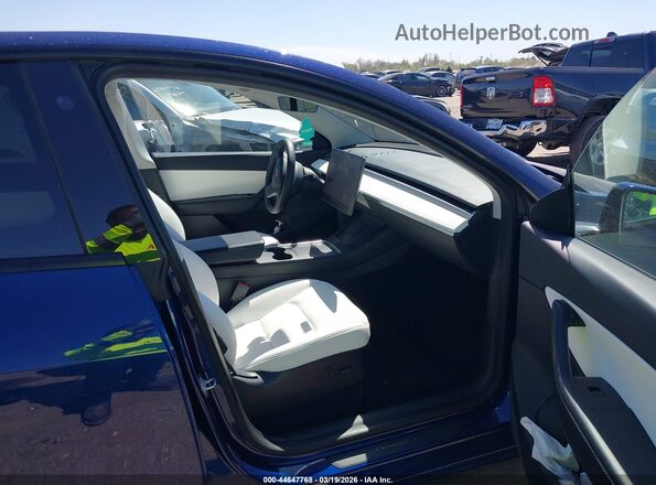 5YJYGAEE8MF297969 2021 TESLA MODEL Y Blue Սալոնի դիմացի տեսք