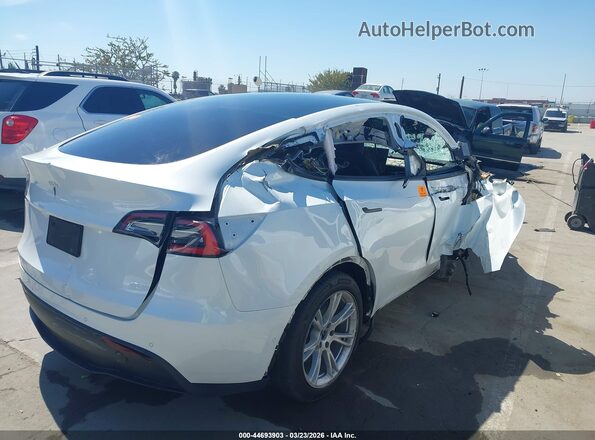5YJYGDED5MF113984 2021 TESLA MODEL Y White Rear right