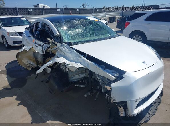 5YJYGDED5MF113984 2021 TESLA MODEL Y White Front view