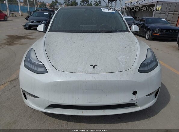 5YJYGDEE0MF068638 2021 TESLA MODEL Y Белый Вид щитка приборов