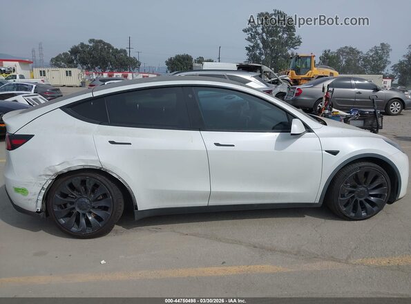 5YJYGDEE0MF068638 2021 TESLA MODEL Y Белый Вид задней части салона