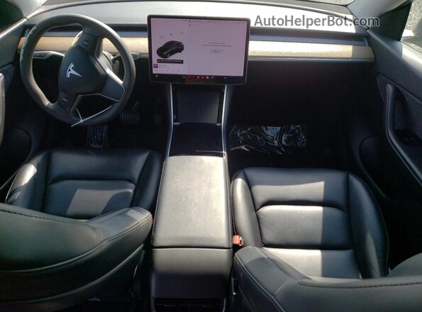 5YJYGDEE0MF077176 2021 TESLA MODEL Black Vista del salpicadero