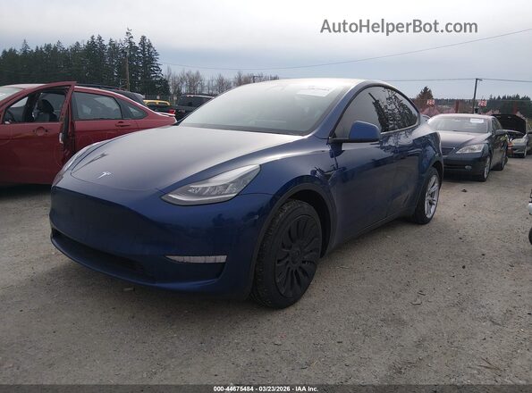 5YJYGDEE1LF032942 2020 TESLA MODEL Y Blue Vista tres cuartos delantera izquierda