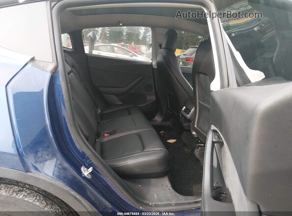 5YJYGDEE1LF032942 2020 TESLA MODEL Y Blue Vista de la etiqueta del VIN
