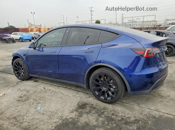 5YJYGDEE1MF070530 2021 TESLA MODEL Blue Rear left