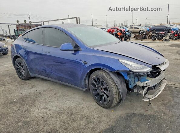 5YJYGDEE1MF070530 2021 TESLA MODEL Blue Front right
