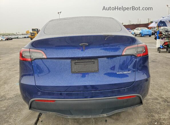 5YJYGDEE1MF070530 2021 TESLA MODEL Blue Rear view