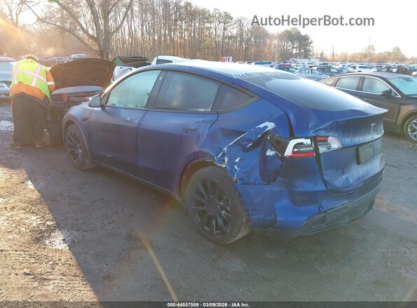 5YJYGDEE1MF092494 2021 TESLA MODEL Y Blue Trasero izquierdo