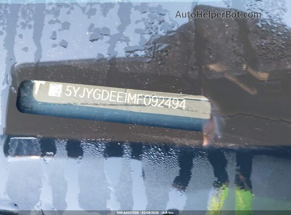 5YJYGDEE1MF092494 2021 TESLA MODEL Y Blue 