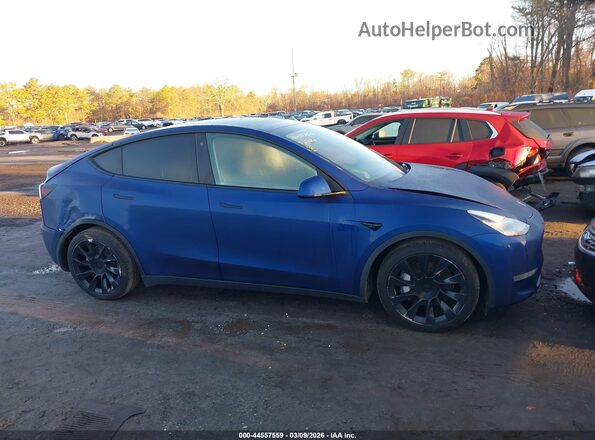5YJYGDEE1MF092494 2021 TESLA MODEL Y Blue Vista interior trasera