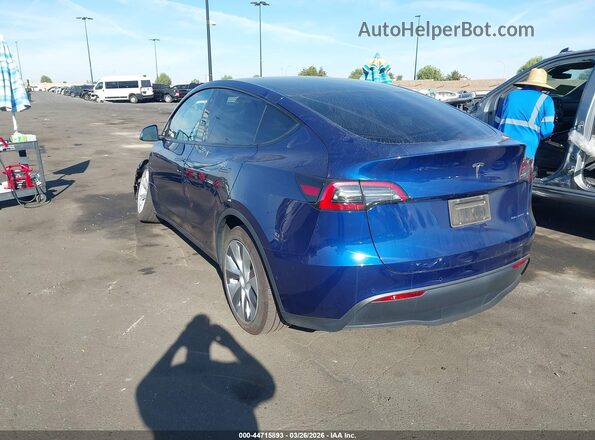 5YJYGDEE1MF203710 2021 TESLA MODEL Y Blue Հետևի ձախ