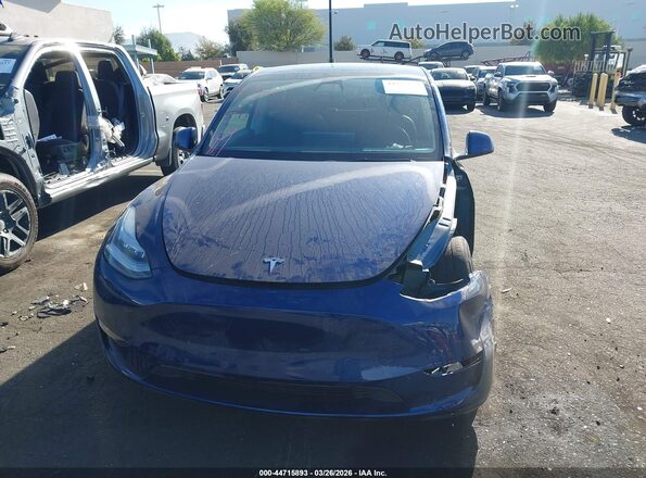 5YJYGDEE1MF203710 2021 TESLA MODEL Y Blue Սալոնի հետևի տեսք