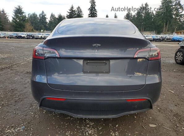 5YJYGDEE1MF213959 2021 TESLA MODEL Серый Вид сзади