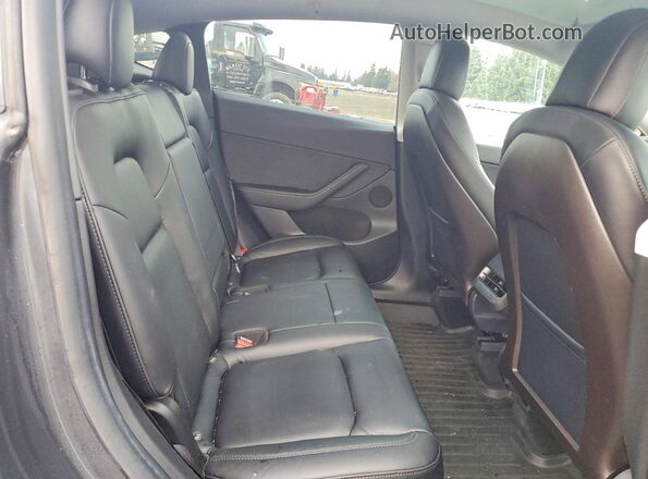 5YJYGDEE1MF213959 2021 TESLA MODEL Серый Вид задней части салона