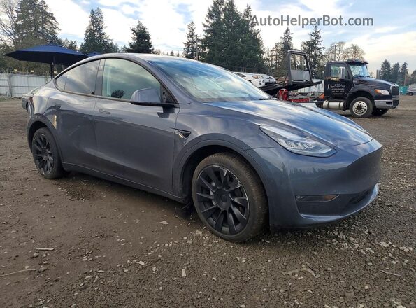 5YJYGDEE1MF213959 2021 TESLA MODEL Серый Передняя правая четверть