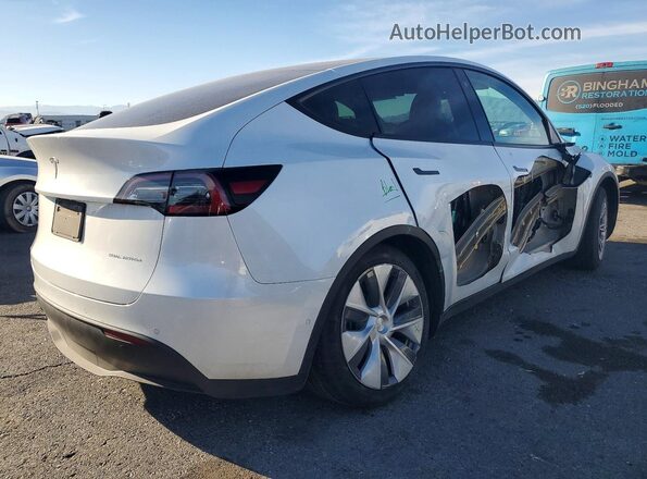 5YJYGDEE1MF216375 2021 TESLA MODEL White Tył prawy