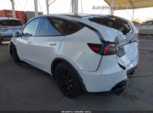 5YJYGDEE1MF233080 2021 TESLA MODEL Y Белый Задняя левая четверть