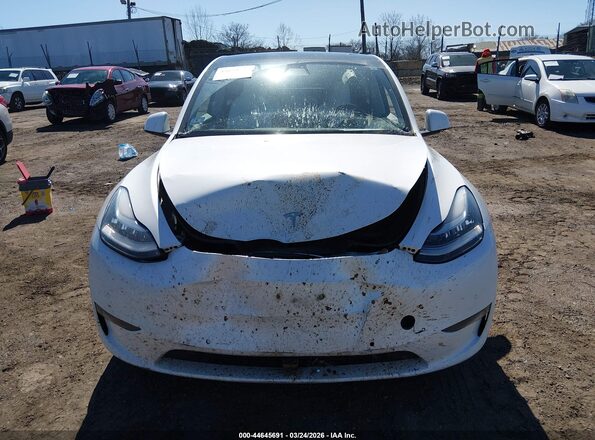 5YJYGDEE2MF183421 2021 TESLA MODEL Y White ხელსაწყოთა პანელის ხედი