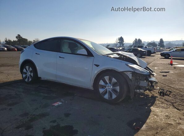 5YJYGDEE2MF211282 2021 TESLA MODEL Белый Передняя правая четверть