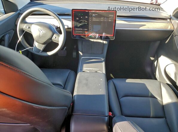5YJYGDEE2MF305937 2021 TESLA MODEL Gray Dashboard view