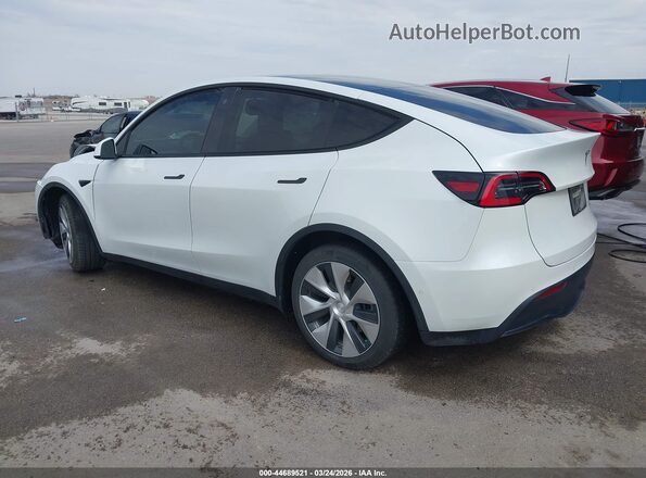 5YJYGDEE3MF109229 2021 TESLA MODEL Y White Հետևի ձախ