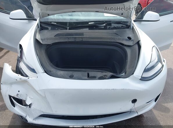 5YJYGDEE3MF109229 2021 TESLA MODEL Y White Հետևի տեսք