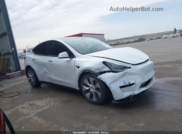 5YJYGDEE3MF109229 2021 TESLA MODEL Y White Սալոնի հետևի տեսք