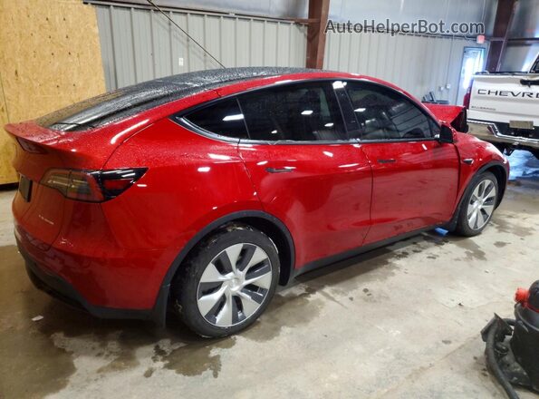 5YJYGDEE3MF152730 2021 TESLA MODEL Red Tył prawy