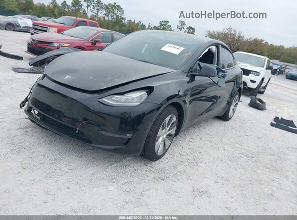 5YJYGDEE3MF300522 2021 TESLA MODEL Y Black Առջևի ձախ երեք քառորդ տեսարան