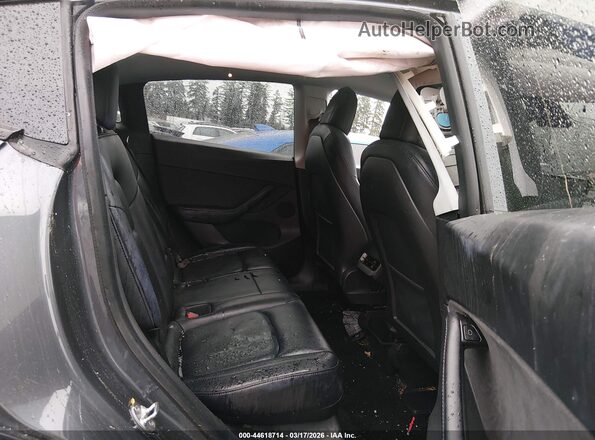 5YJYGDEE4LF050447 2020 TESLA MODEL Y Gray Vista de la etiqueta del VIN