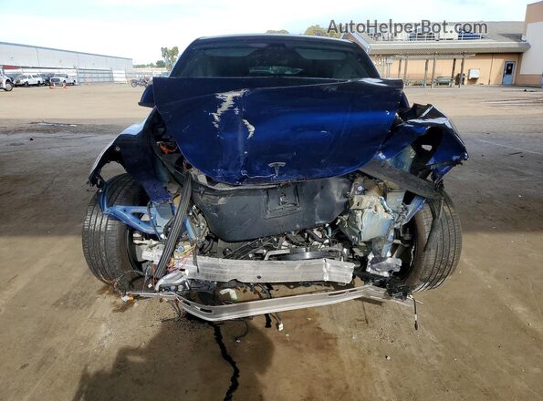 5YJYGDEE4MF095423 2021 TESLA MODEL Синий Вид спереди