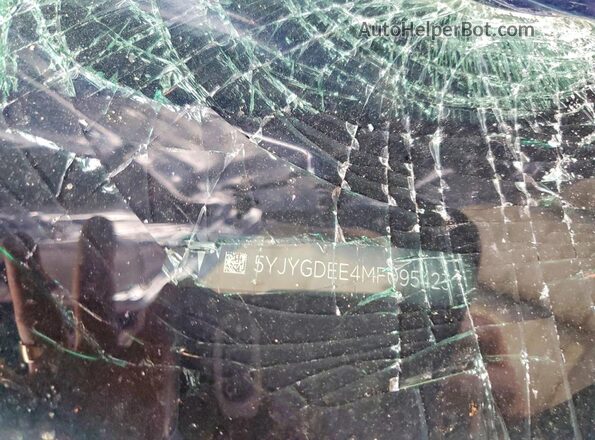 5YJYGDEE4MF095423 2021 TESLA MODEL Синий Вид подкапотного пространства