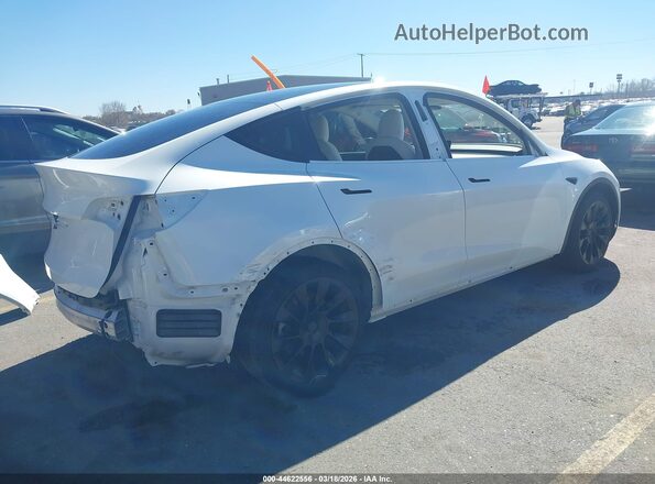 5YJYGDEE4MF151859 2021 TESLA MODEL Y White Հետևի աջ