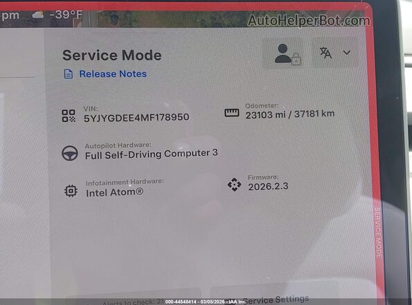 5YJYGDEE4MF178950 2021 TESLA MODEL Y Blue 