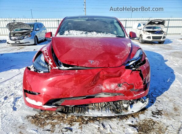 5YJYGDEE4MF199040 2021 TESLA MODEL Red წინა ხედი