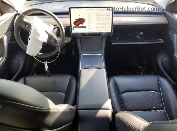 5YJYGDEE4MF199040 2021 TESLA MODEL Red წინა პანელის ხედი