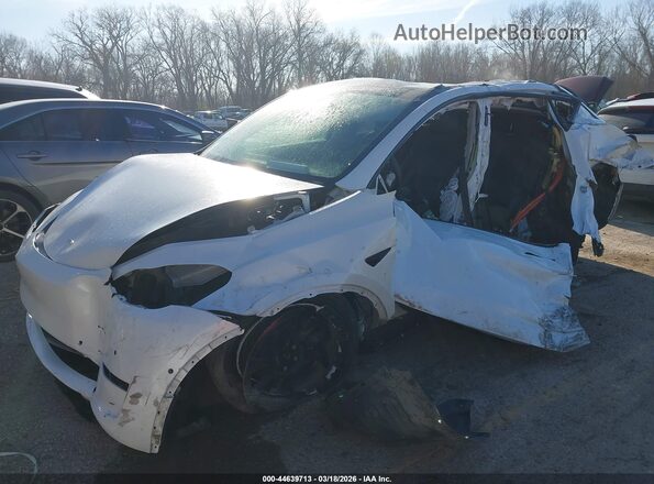 5YJYGDEE4MF301338 2021 TESLA MODEL Y White Передня ліва чверть