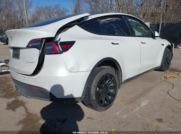 5YJYGDEE4MF301338 2021 TESLA MODEL Y White Задня права чверть