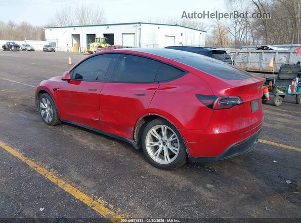 5YJYGDEE5LF035052 2020 TESLA MODEL Y Красный Задняя левая четверть