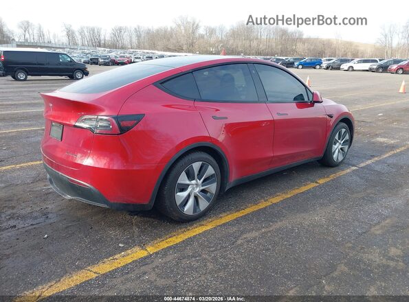 5YJYGDEE5LF035052 2020 TESLA MODEL Y Красный Задняя правая четверть