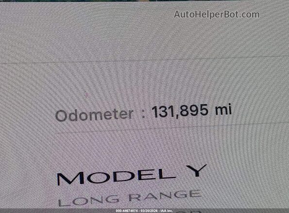 5YJYGDEE5LF035052 2020 TESLA MODEL Y Красный 