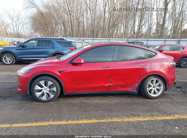 5YJYGDEE5LF035052 2020 TESLA MODEL Y Красный Панорамный вид салона 360°