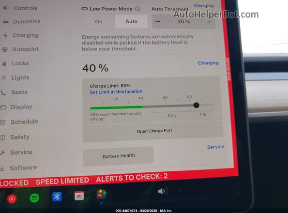 5YJYGDEE5LF035052 2020 TESLA MODEL Y Красный 