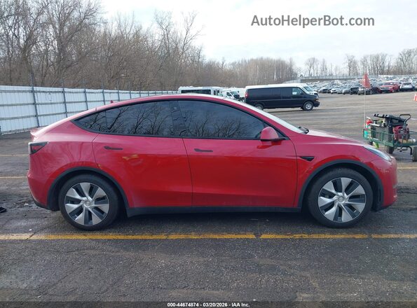 5YJYGDEE5LF035052 2020 TESLA MODEL Y Красный Вид задней части салона